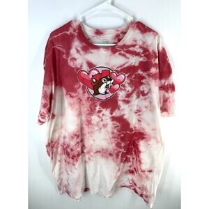 bucees T-shirt Women’s 3XL Tie Dye Cotton Beaver Nuggets Buc-ees Hearts